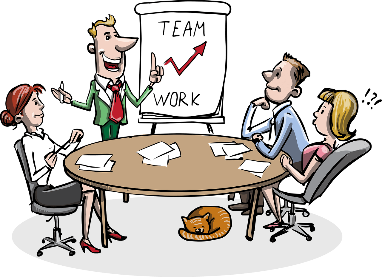 Concore Technologies team in a collaborative meeting